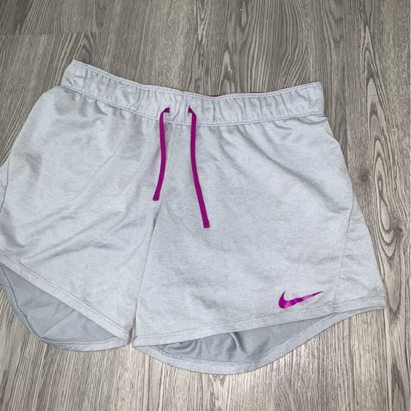 SOLD Nike light silver/ grey and purple shorts size small - Picture 3 of 9